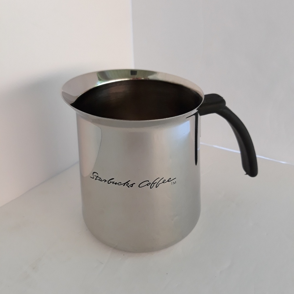 Starbucks stainless milk frothing pitcher 18 oz.